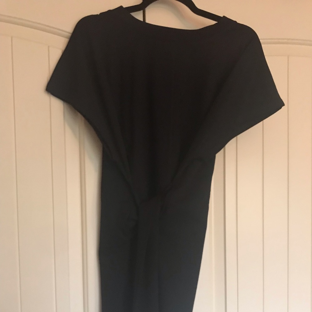 Eloquii Black Front Tie Top